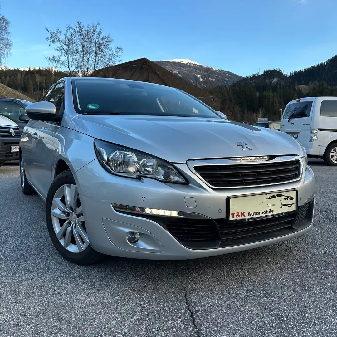 Peugeot 308 SW 1,6 BlueHDi 100 Style S&S Silber - 1