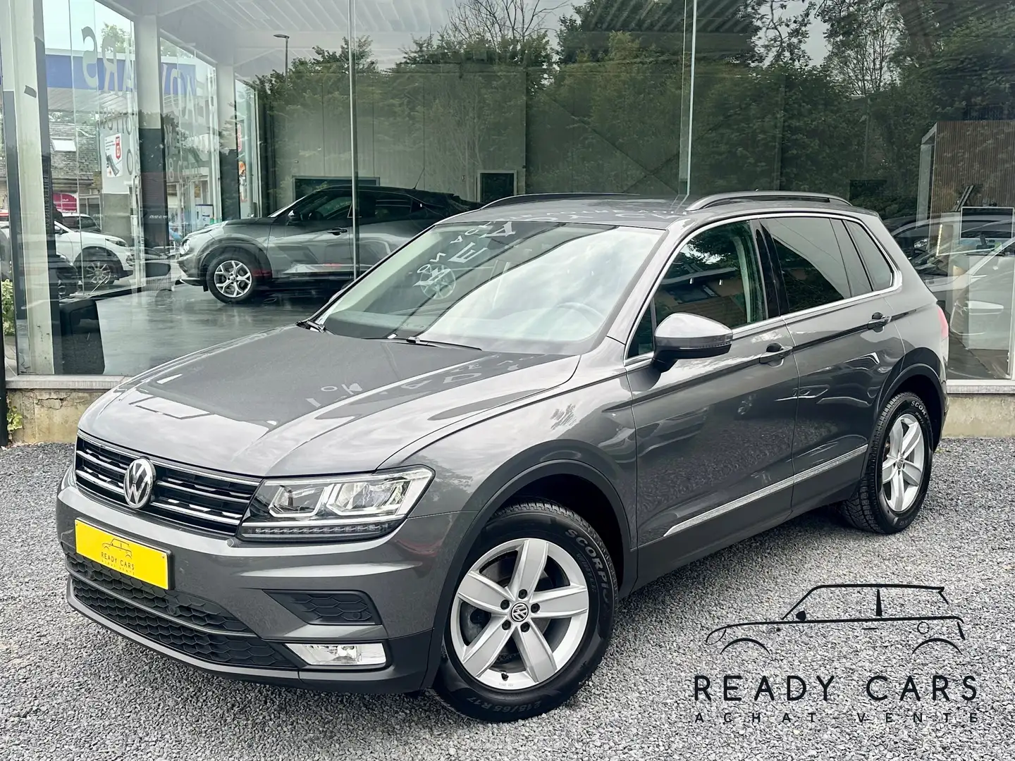 Volkswagen Tiguan 1.4*CUIR*NAVI*SIEGE CHAUFFANT*CARNET VW*GARANTIE Gris - 1