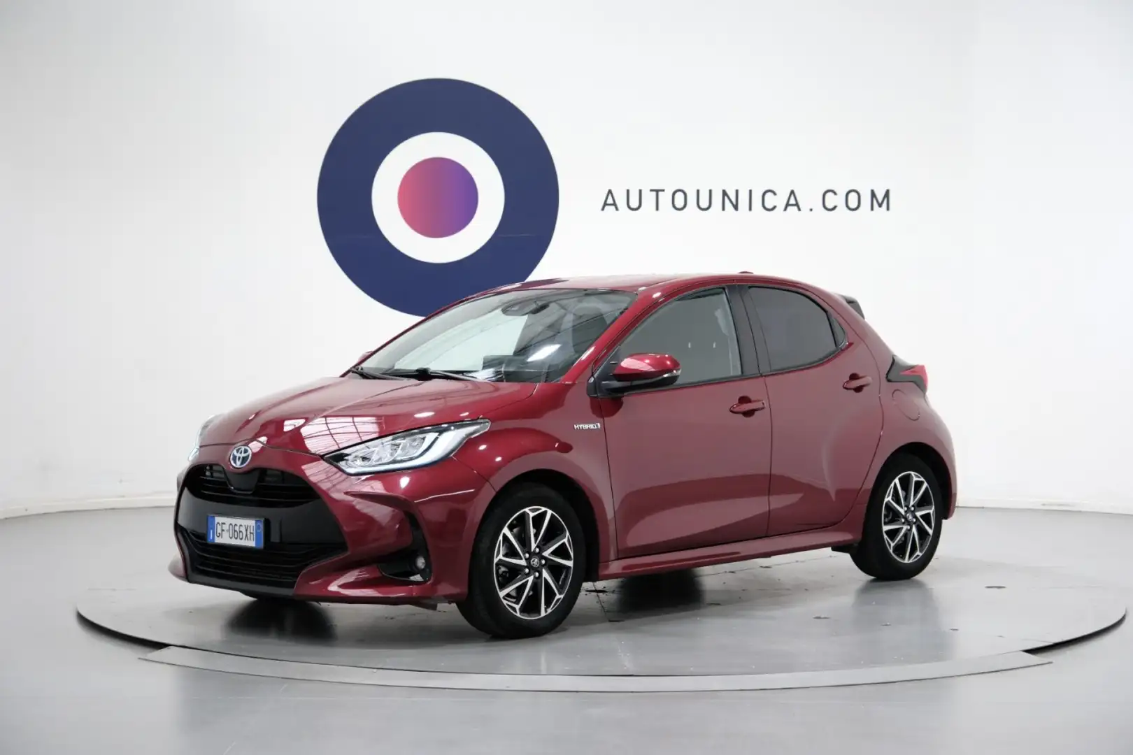 Toyota Yaris 1.5 HYBRID 5 PORTE TREND FARI LED NEOPATENTATI Rouge - 1