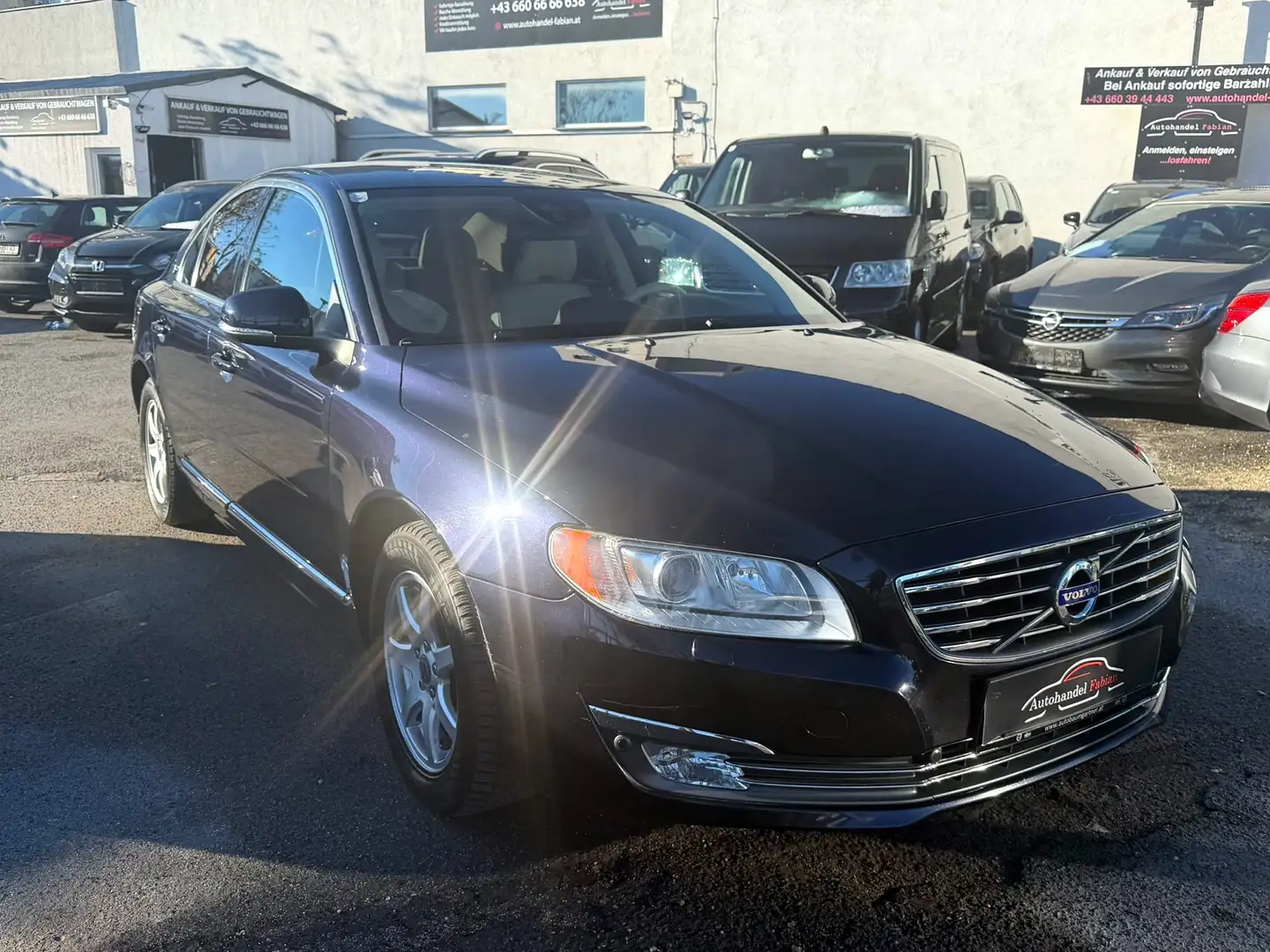 Volvo S80 D5 Executive Geartronic 215PS Leder vord.Parkhilfe Blau - 1