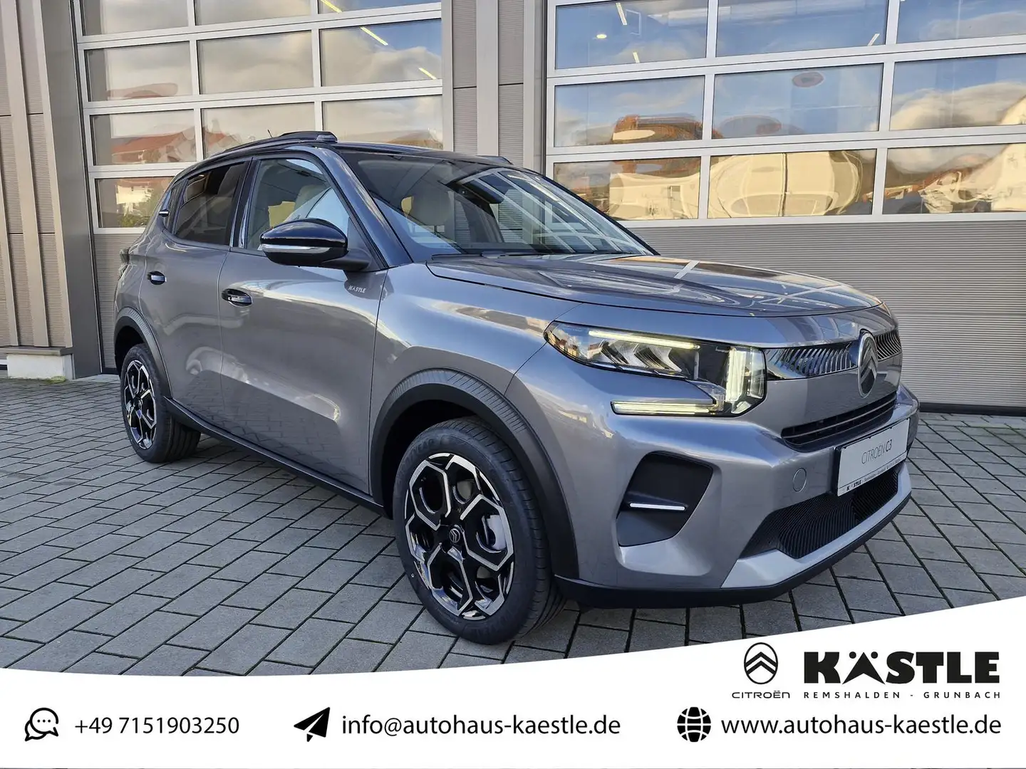 Citroen C3 MAX PT 100 HUD*Kamera*NAVI*LED*Android*Apple Grau - 1