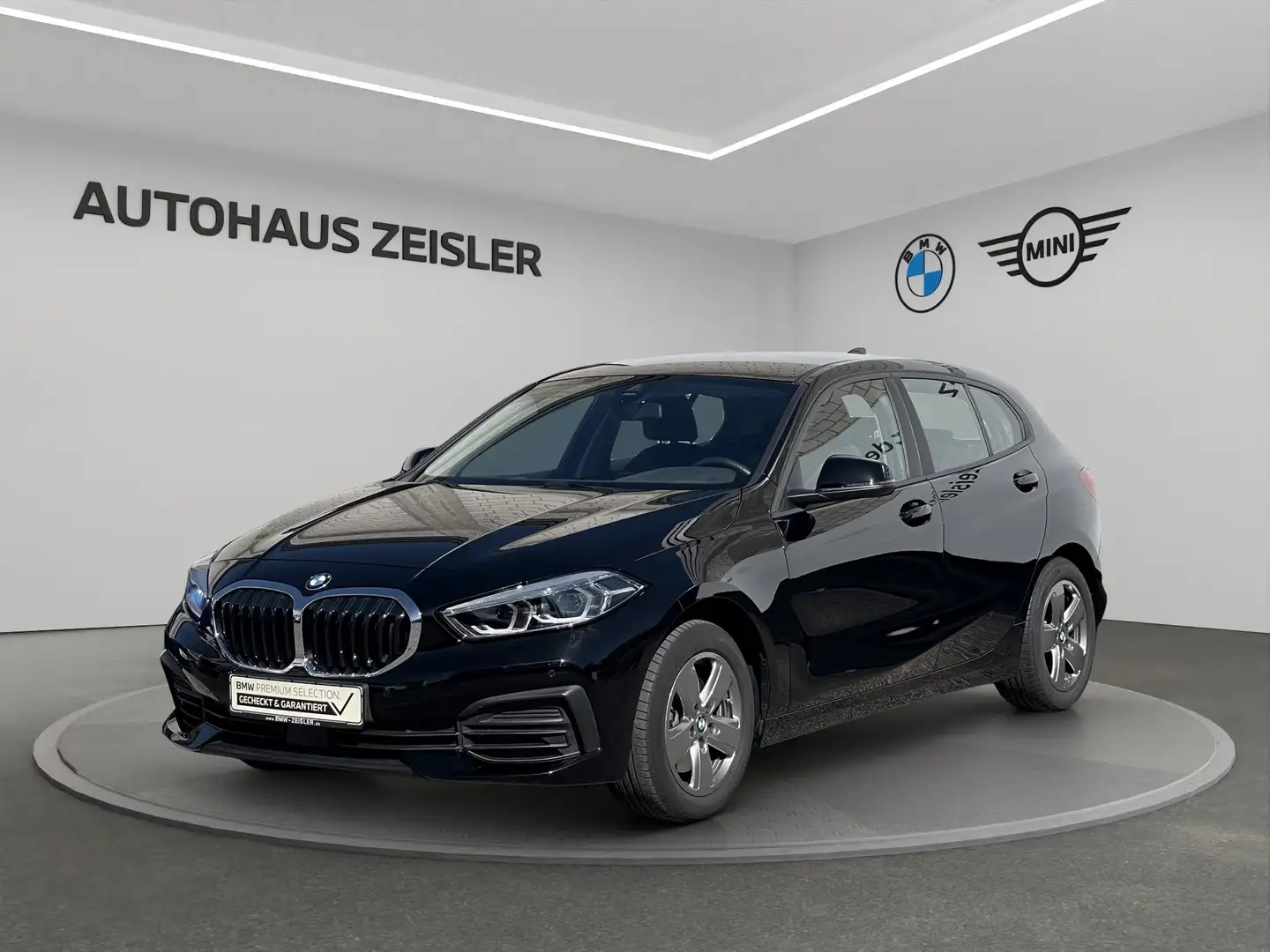 BMW 118 i Automatik LED Navi PDC Schwarz - 1