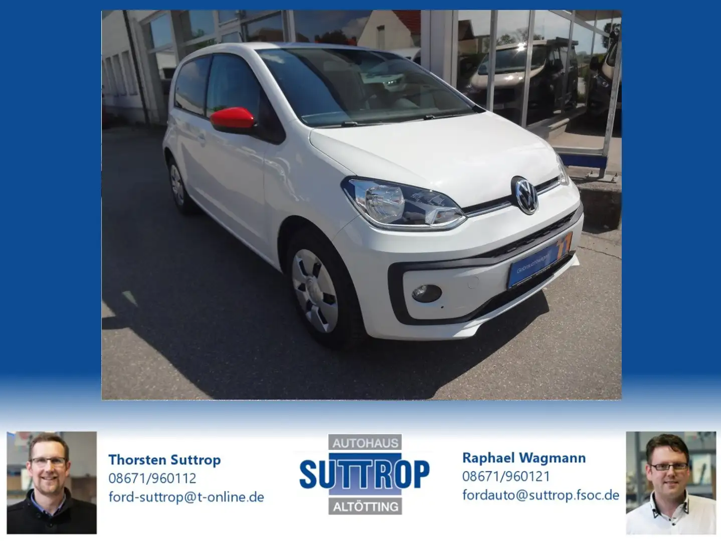 Volkswagen up! high up! Start-Stopp im Kundenauftrag zu verkaufen Bianco - 1