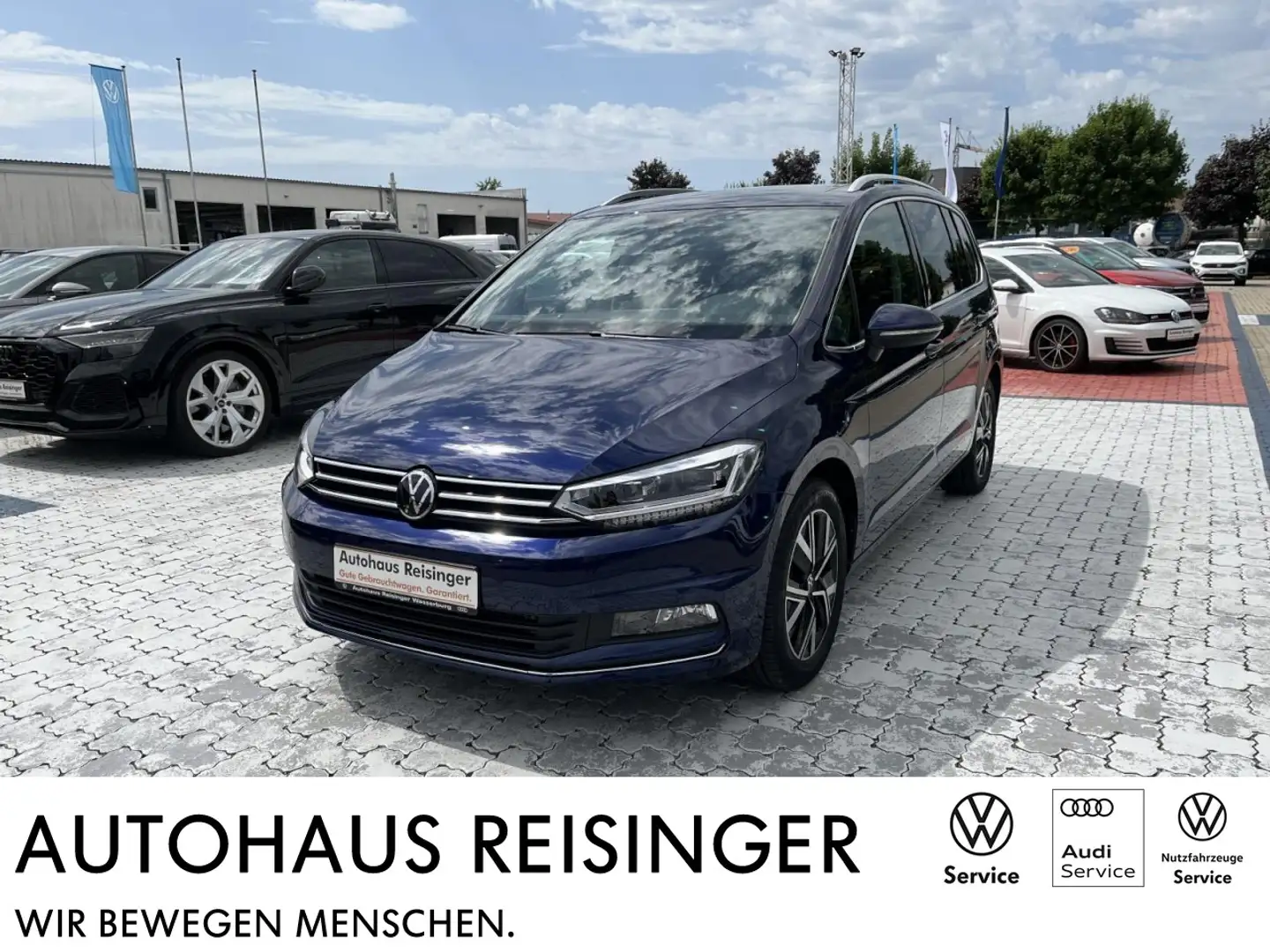 Volkswagen Touran 2.0 TDI DSG Highline (AHK,STH,Pano,LED) Klima Blau - 1