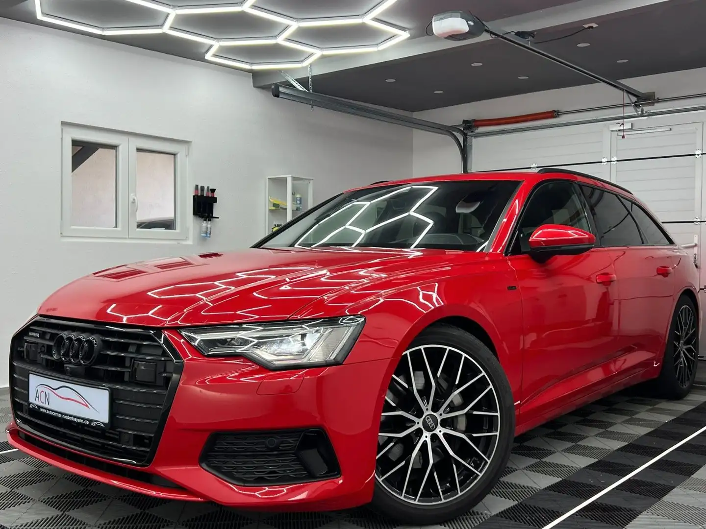 Audi A6 Avant 50 TDI Quattro Sport S-LINE/B&O/HuD/360 Rood - 1