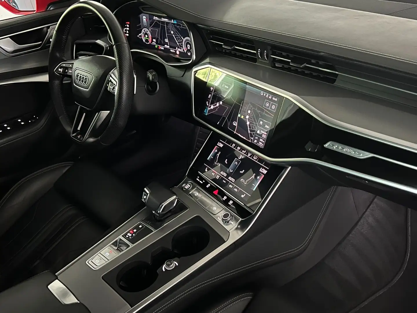 Audi A6 Avant 50 TDI Quattro Sport S-LINE/B&O/HuD/360 Rood - 2