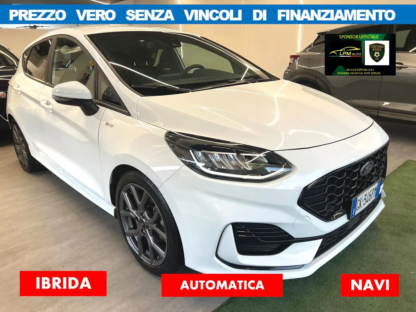 Ford Fiesta 1.0 hybrid ST-LINE X AUTOMAT*NO VINCOLI FINANZIAM* Blanc - 1