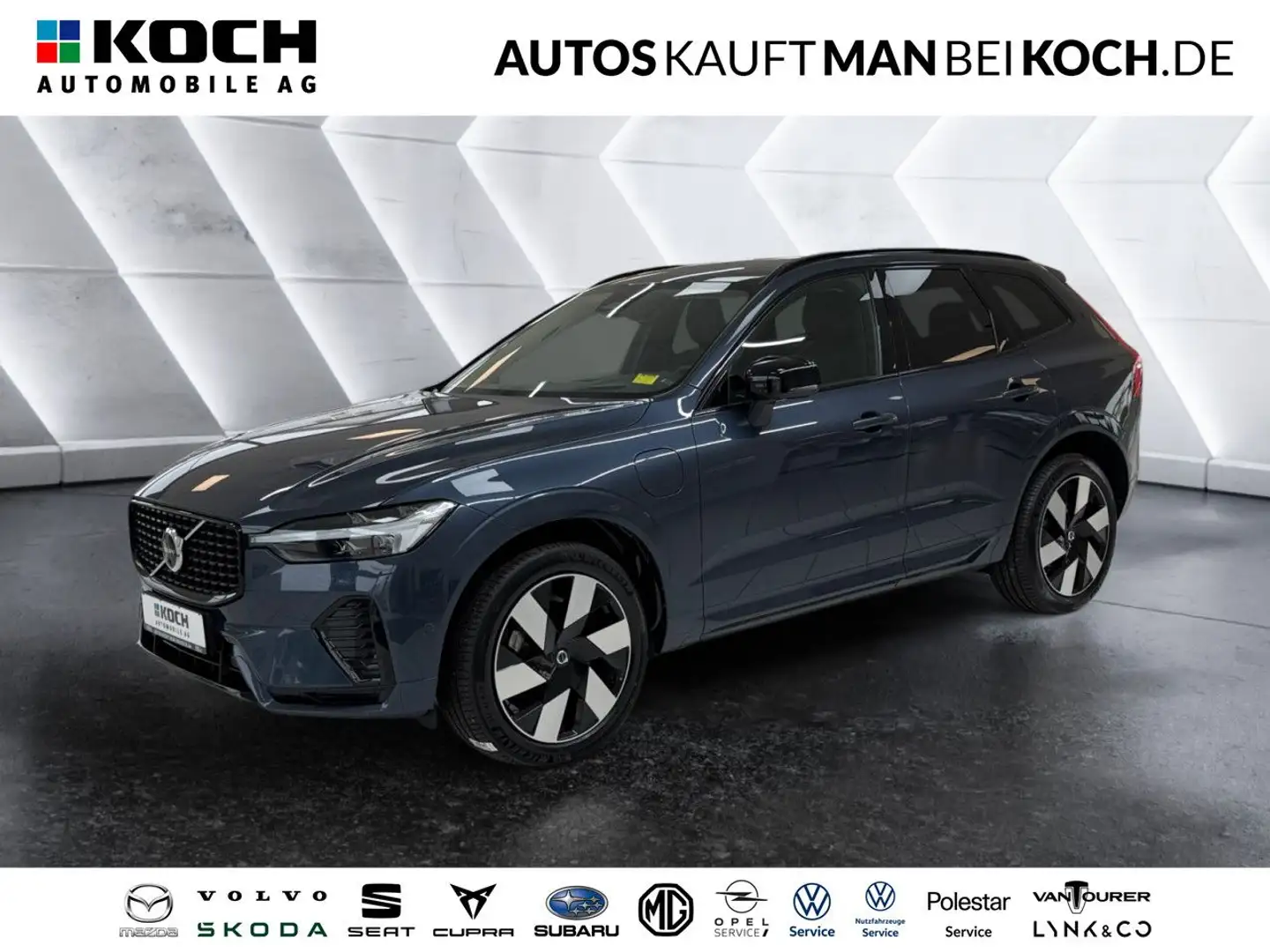 Volvo XC60 T8 Plug-In AWD Ultimate Dark ACC BLIS 360° Blau - 1