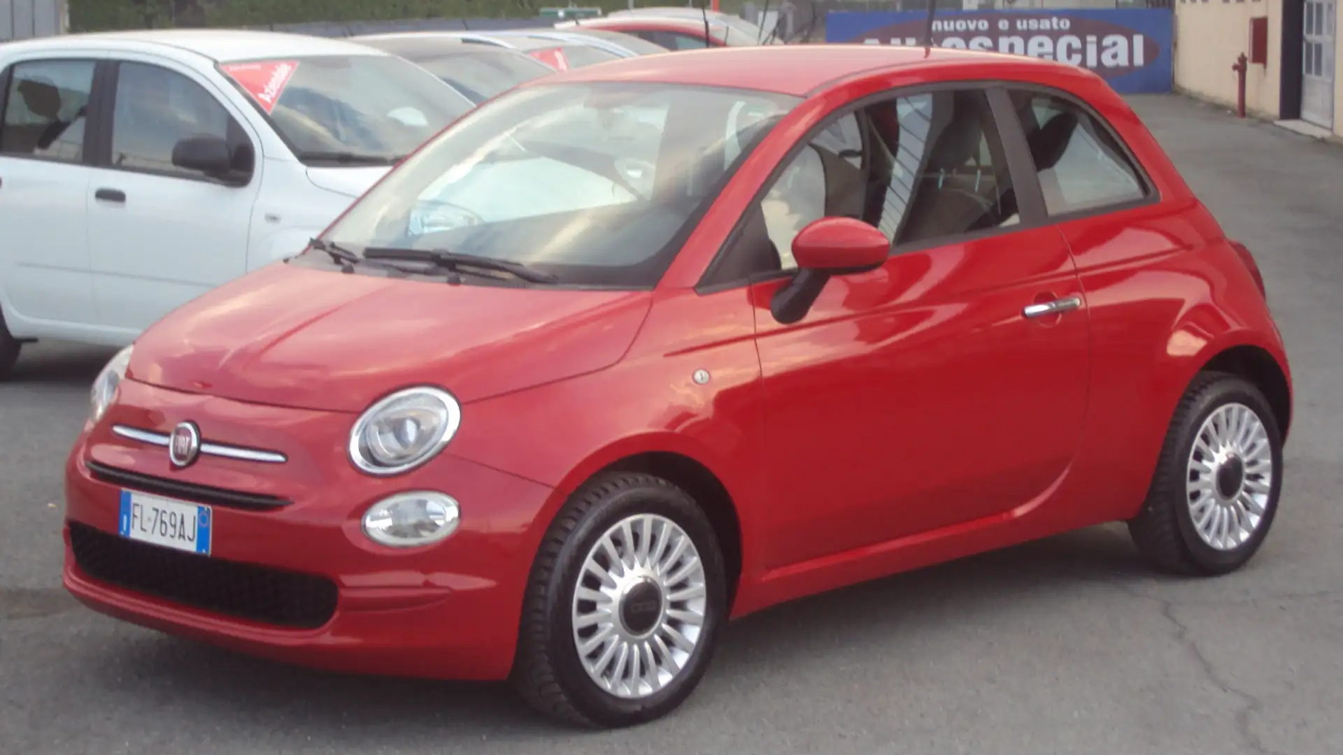 Fiat 500 1.2 MIRROR 69 CV  EU. 6 Rouge - 1