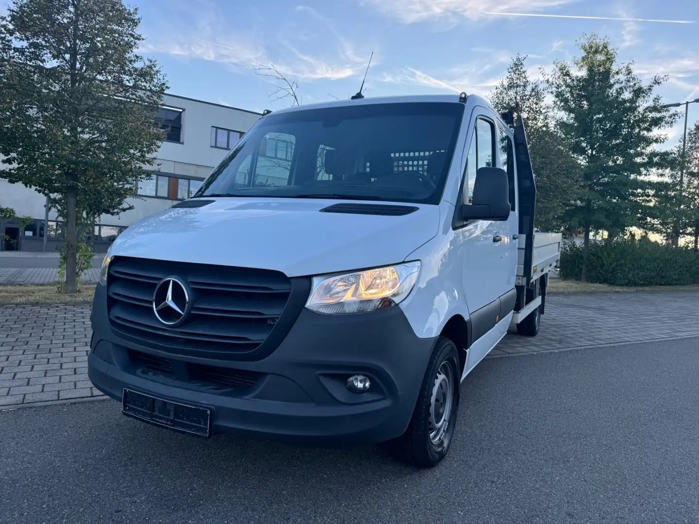 Mercedes-Benz Sprinter III Pritsche DoKa L3 314 CDI Blanc - 1