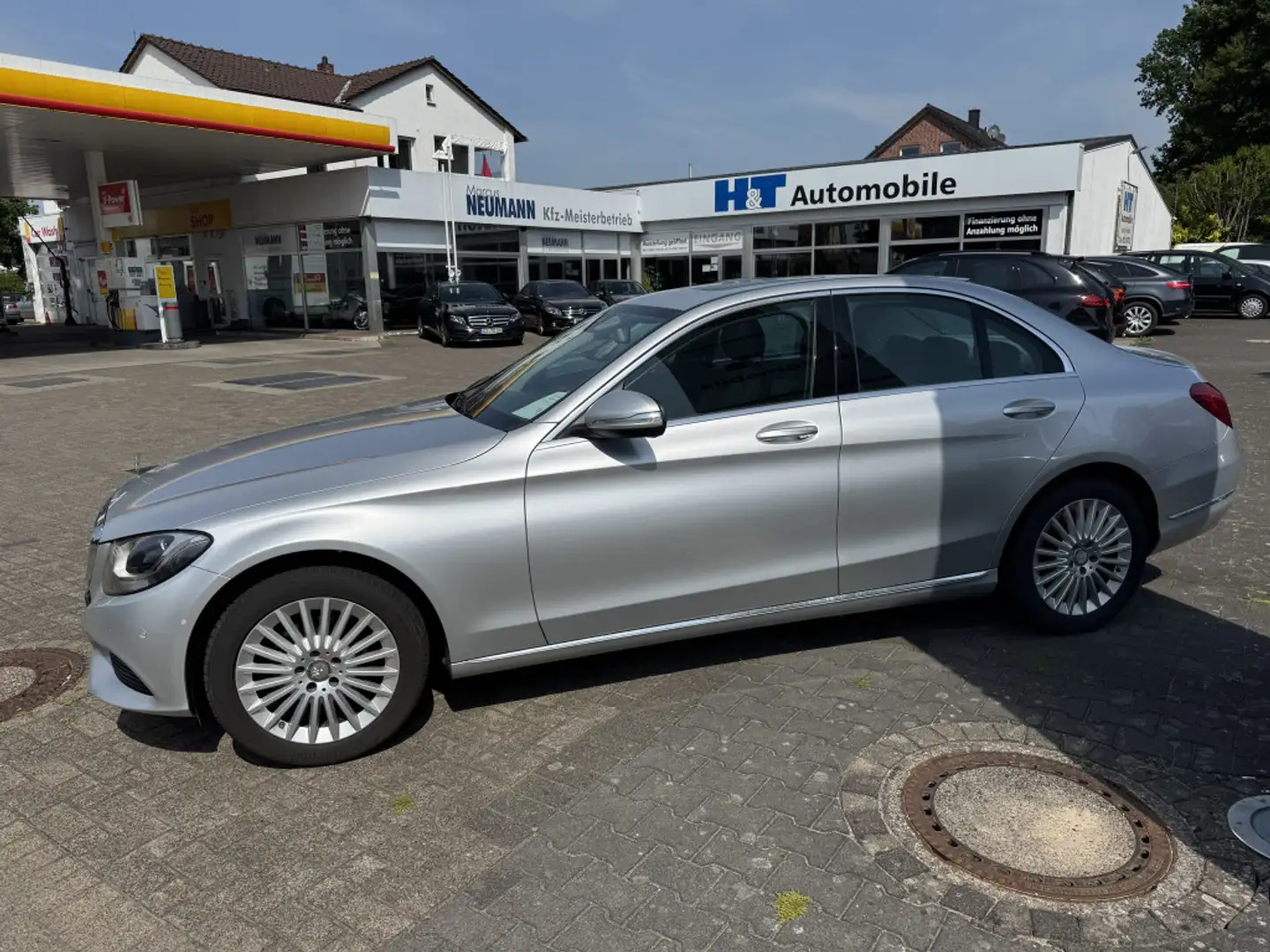 Mercedes-Benz C 180 Schiebedach Navi Ambiente Silber - 2