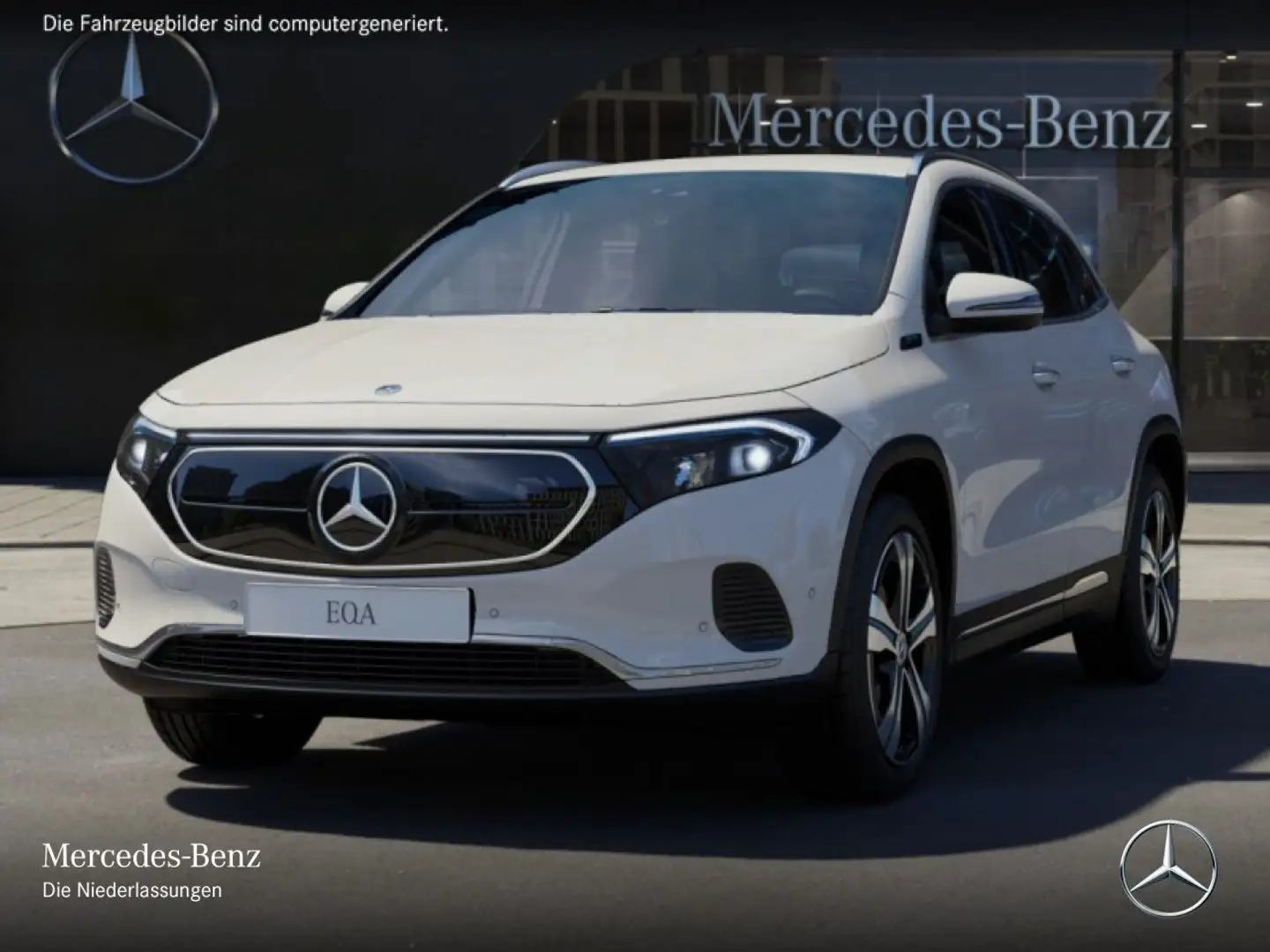 Mercedes-Benz EQA 300 4M ELECTRICART+PLUS-PAKET+KAMERA+KEYLESS Weiß - 2