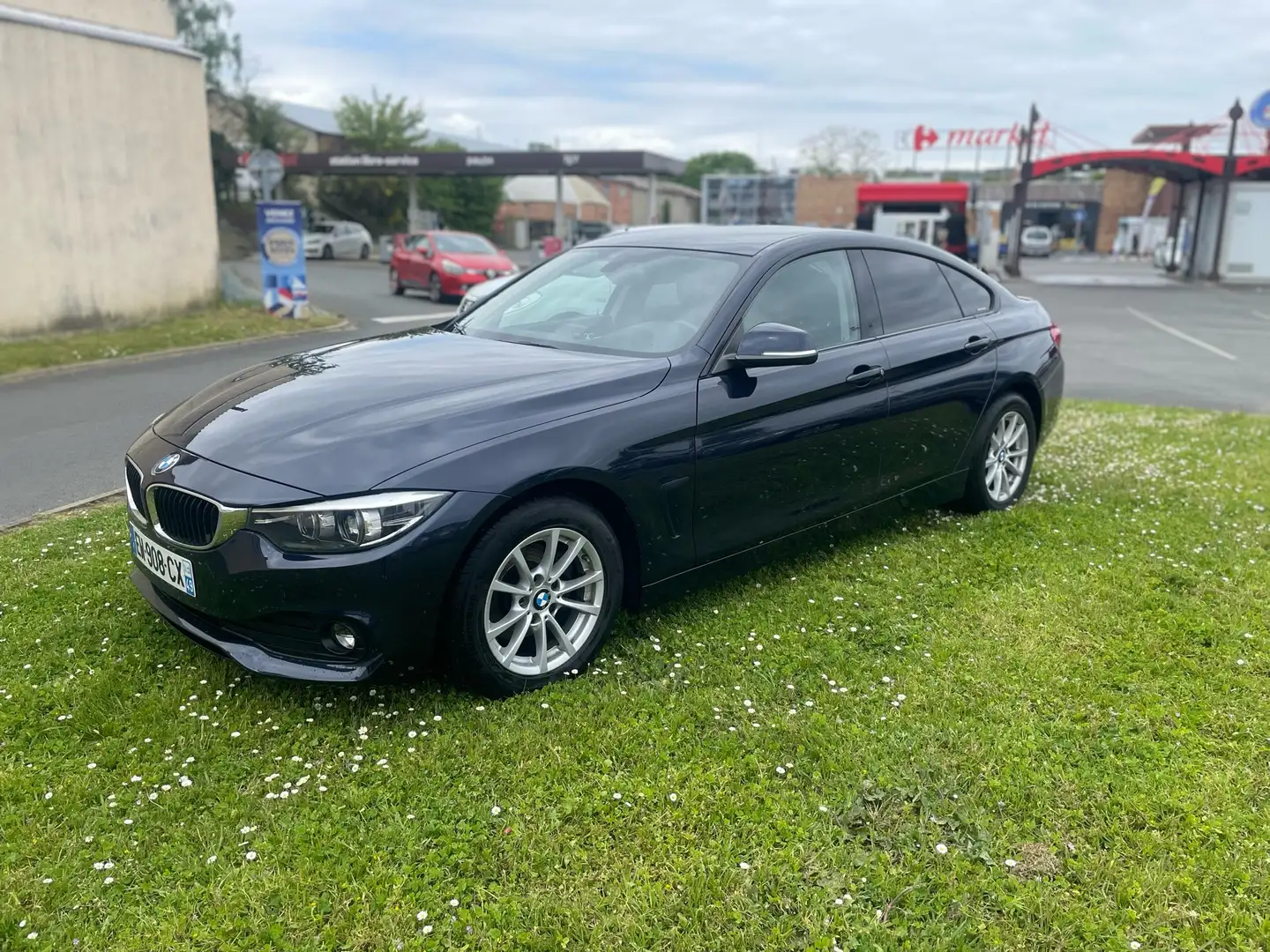 BMW 418 Gran Coupé 418d 150 ch Lounge Start Edition A Niebieski - 2