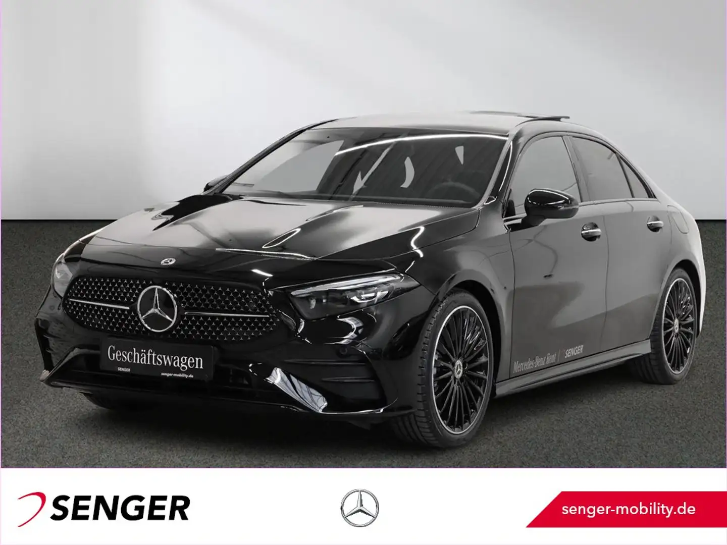 Mercedes-Benz A 200 Limousine AMG Multibeam Pano Night Kamera Noir - 1