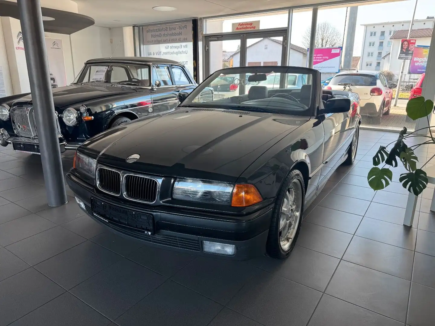 BMW 325 E36,CABRIO, KLIMA,SHZ, LEDER H - KENNZEICHEN Negro - 2