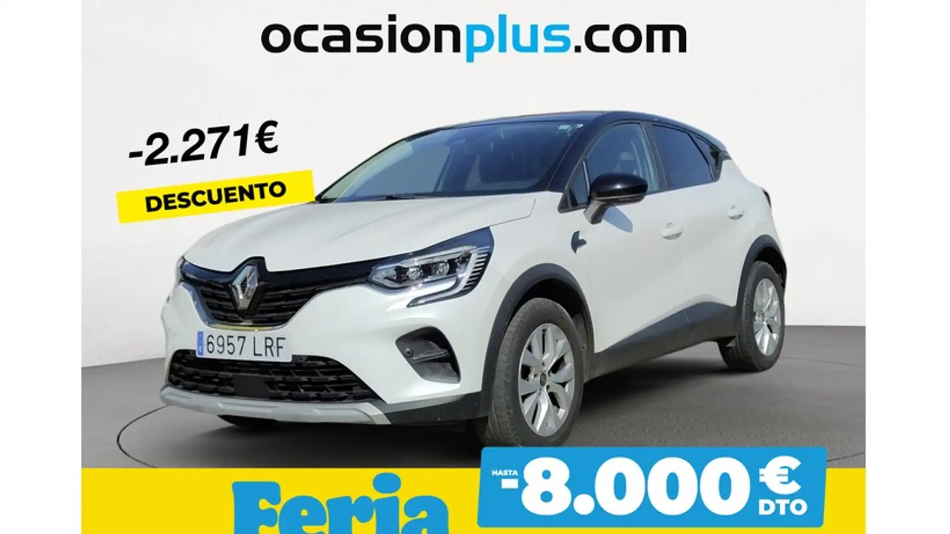 Renault Captur TCe Intens 74kW GLP Blanc - 1