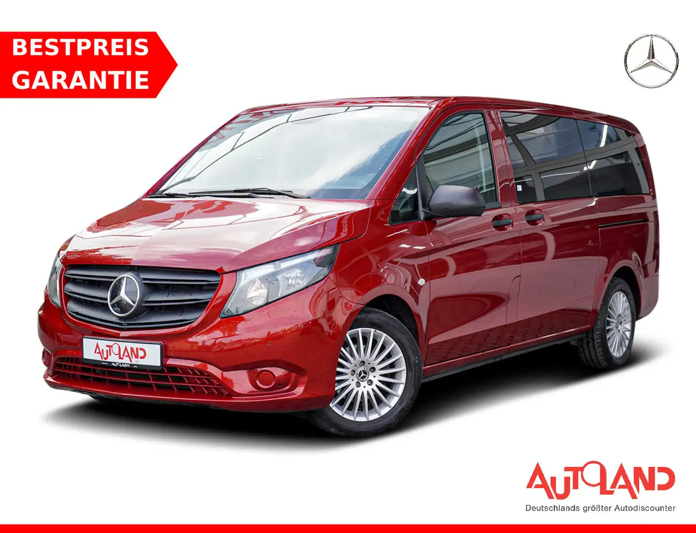 Mercedes-Benz Vito 116 CDI Edition Navi Kamera AHK Sitzheizung Rot - 1