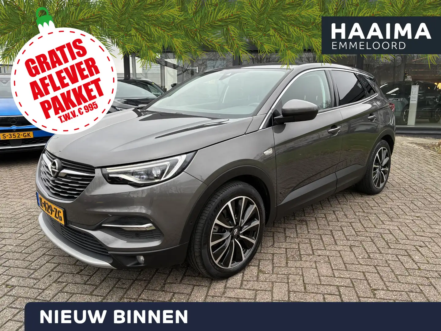 Opel Grandland X 1.6 Turbo Plug-in Hybrid Business Elegance | ECC | Grijs - 1