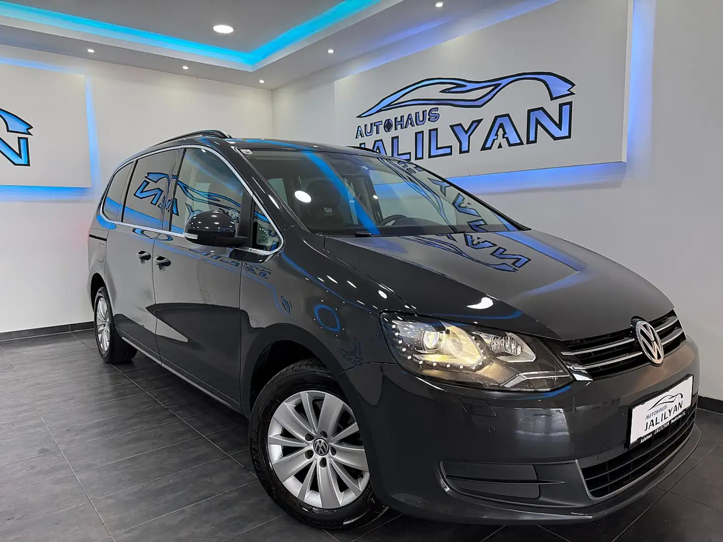 Volkswagen Sharan Comfortline BMT 2,0 TDI DSG, AHK, STANDHEITZUNG... Gris - 1