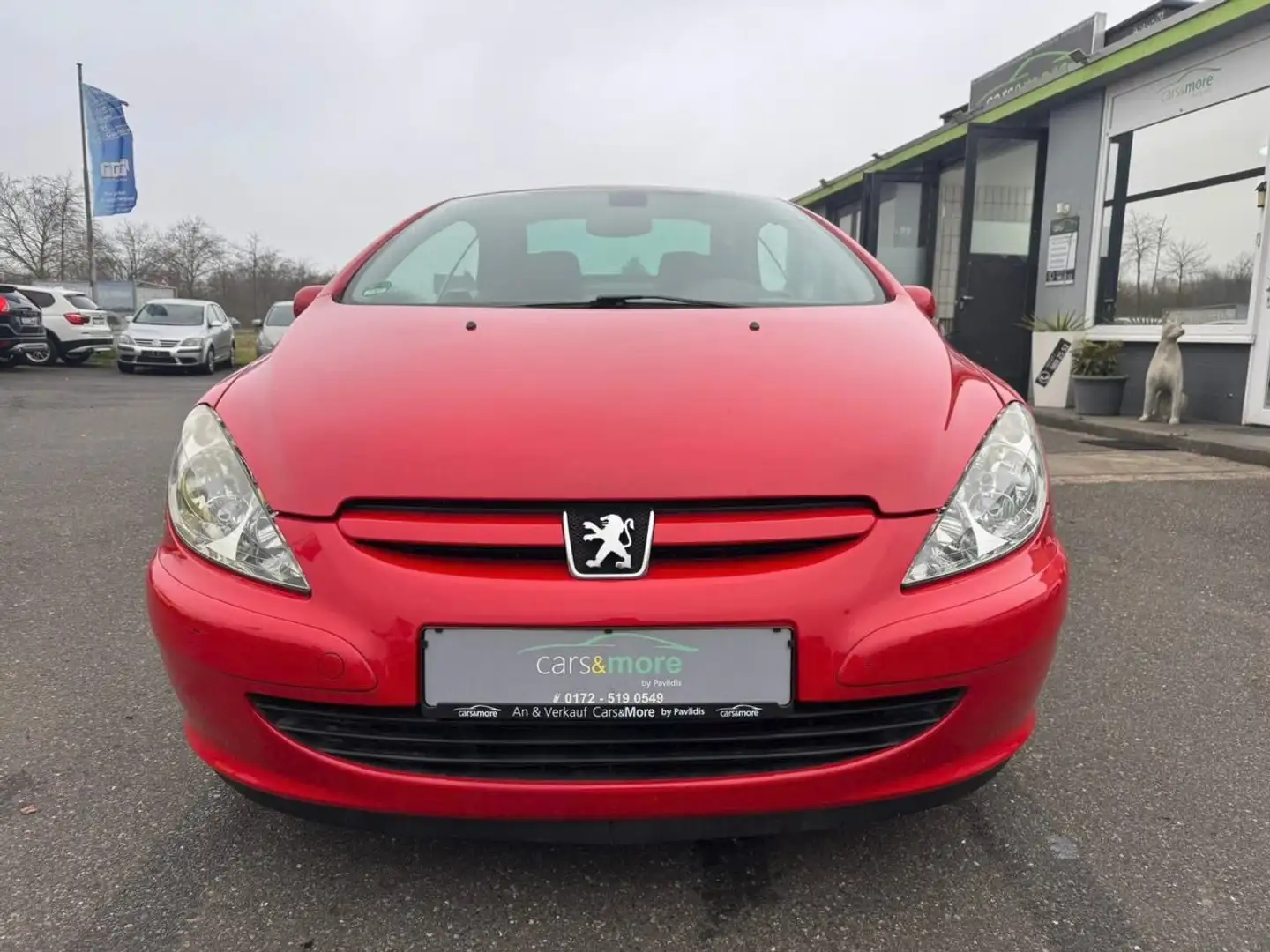 Peugeot 307 Cabrio-KLIMAAUTOMATIK-NAVIGATION Rot - 2