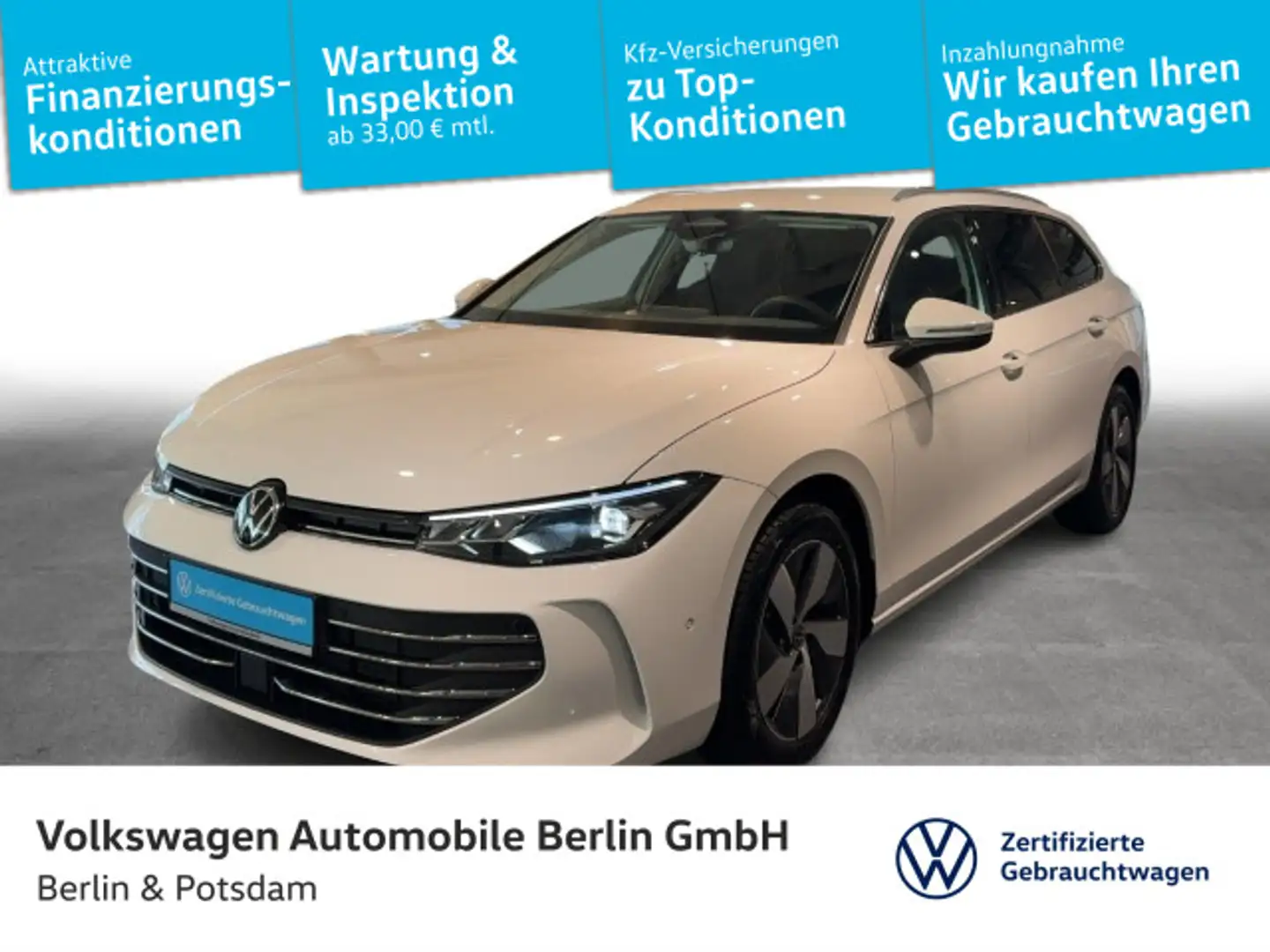 Volkswagen Passat Variant 2.0TDI DSG NAVI AHK LED KAMERA Weiß - 1