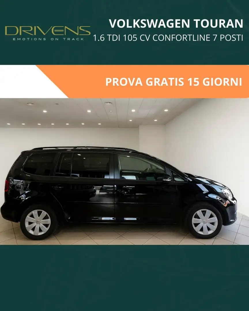 Volkswagen Touran Touran 1.6 TDI Comfortline Nero - 1
