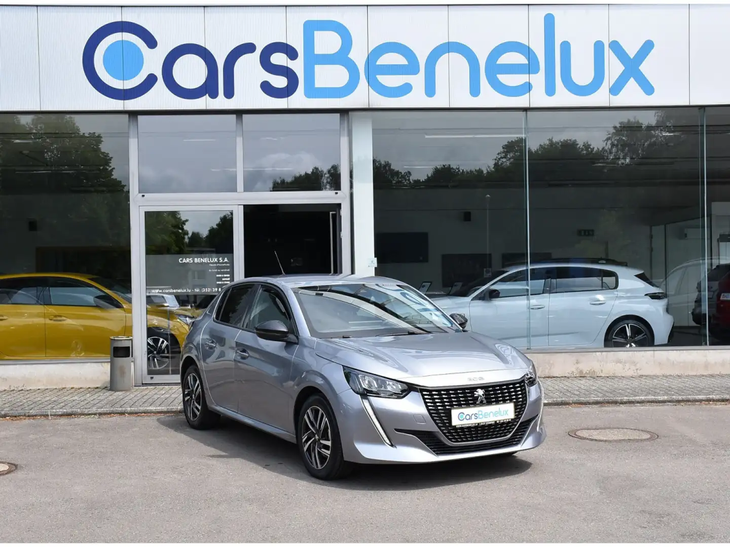 Peugeot 208 1.2 PureTech Allure REGUL GPS LANE CAM 1° MAIN Argent - 1