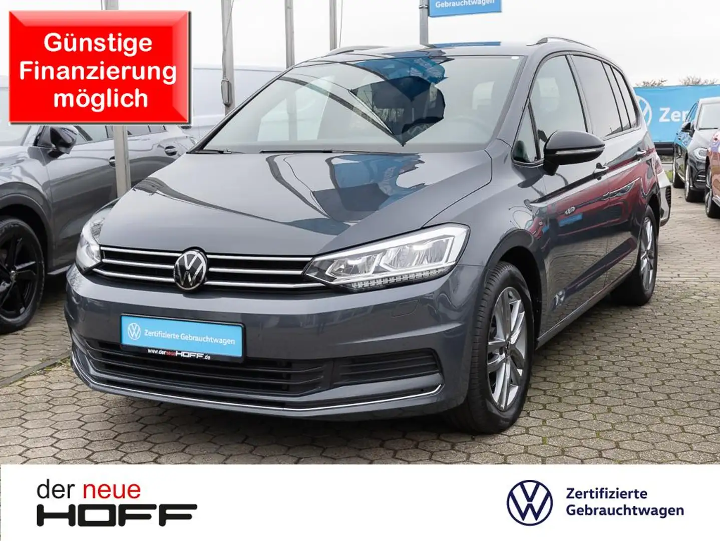 Volkswagen Touran 1.5 TSI DSG MOVE AHK Kamera LED Navi Gris - 1