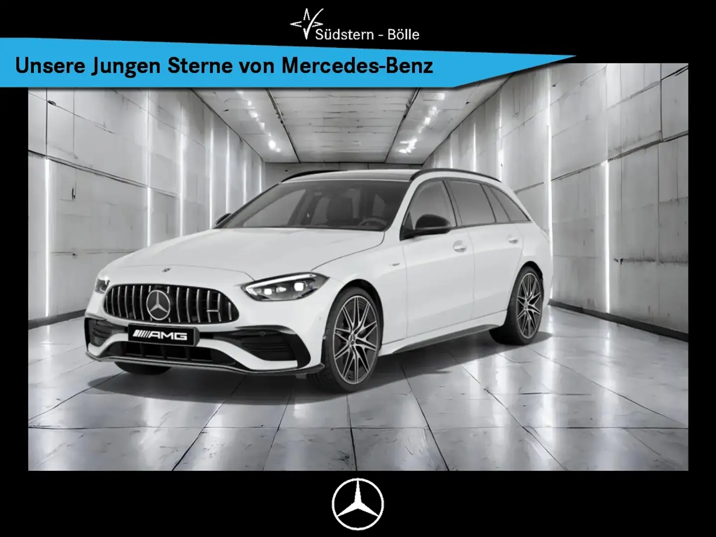 Mercedes-Benz C 43 AMG T 4M AMG+AMBIENTE+DISTRO+MEMORY+NIGHTP. Weiß - 1