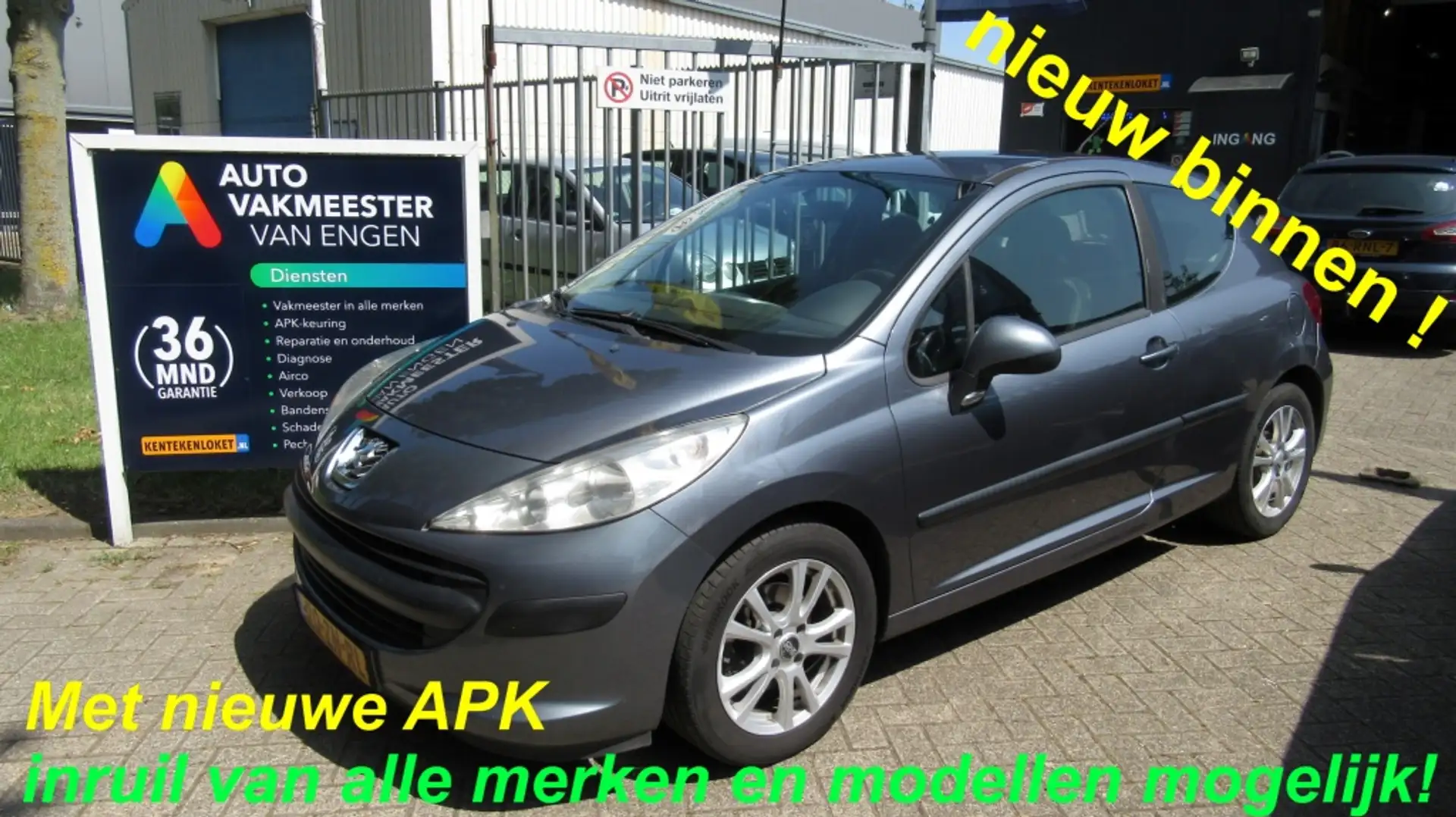 Peugeot 207 1.4 VTi Cool 'n Blue Grijs - 1