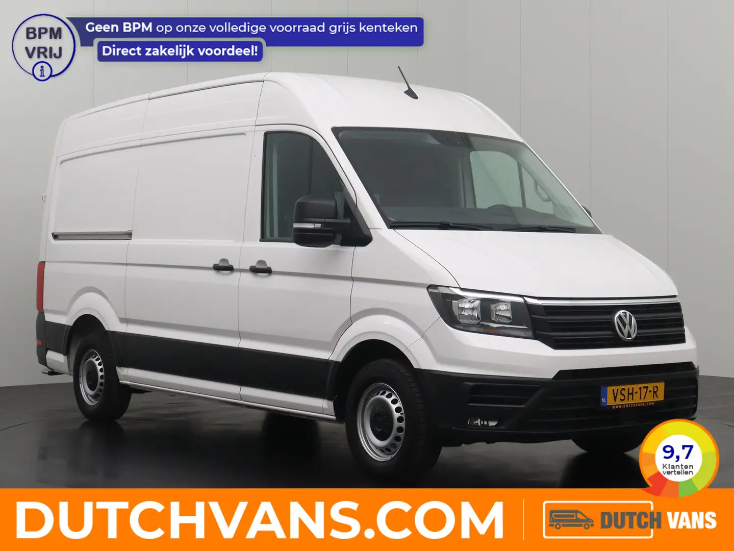 Volkswagen Crafter 2.0TDI 177PK DSG Automaat L3H3 | Kastinrichting | Wit - 1