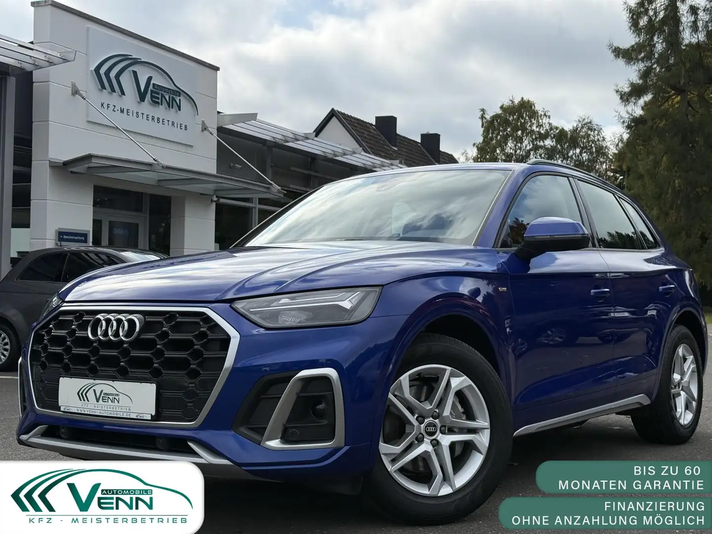 Audi Q5 2.0 TDI 35 S line*Navi*AHK*SHZ*PDC*Automatik Blau - 1