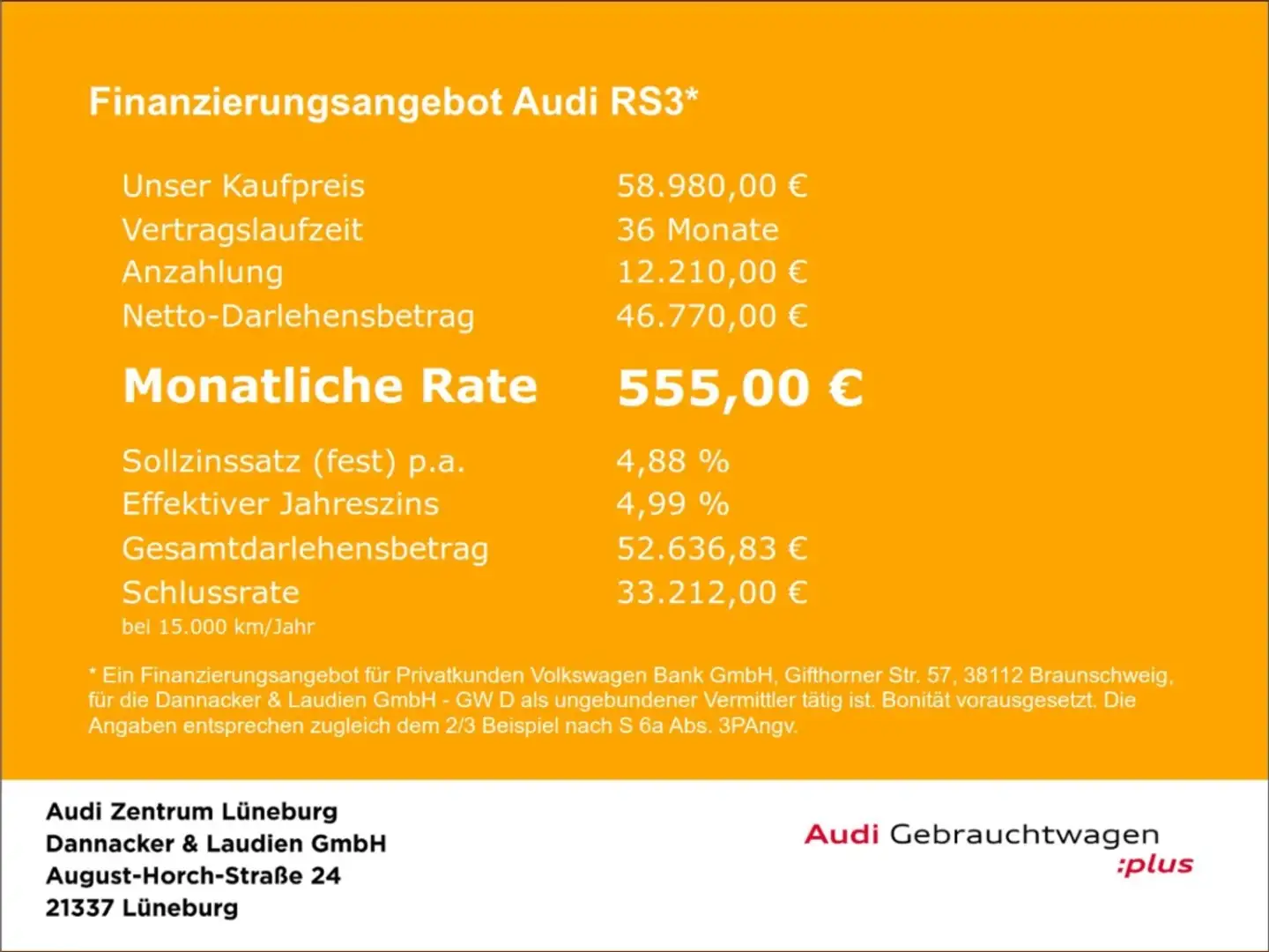 Audi RS3 2.5 TFSI quattro Sportback Alu Matrix-LED ACC Pano Schwarz - 2