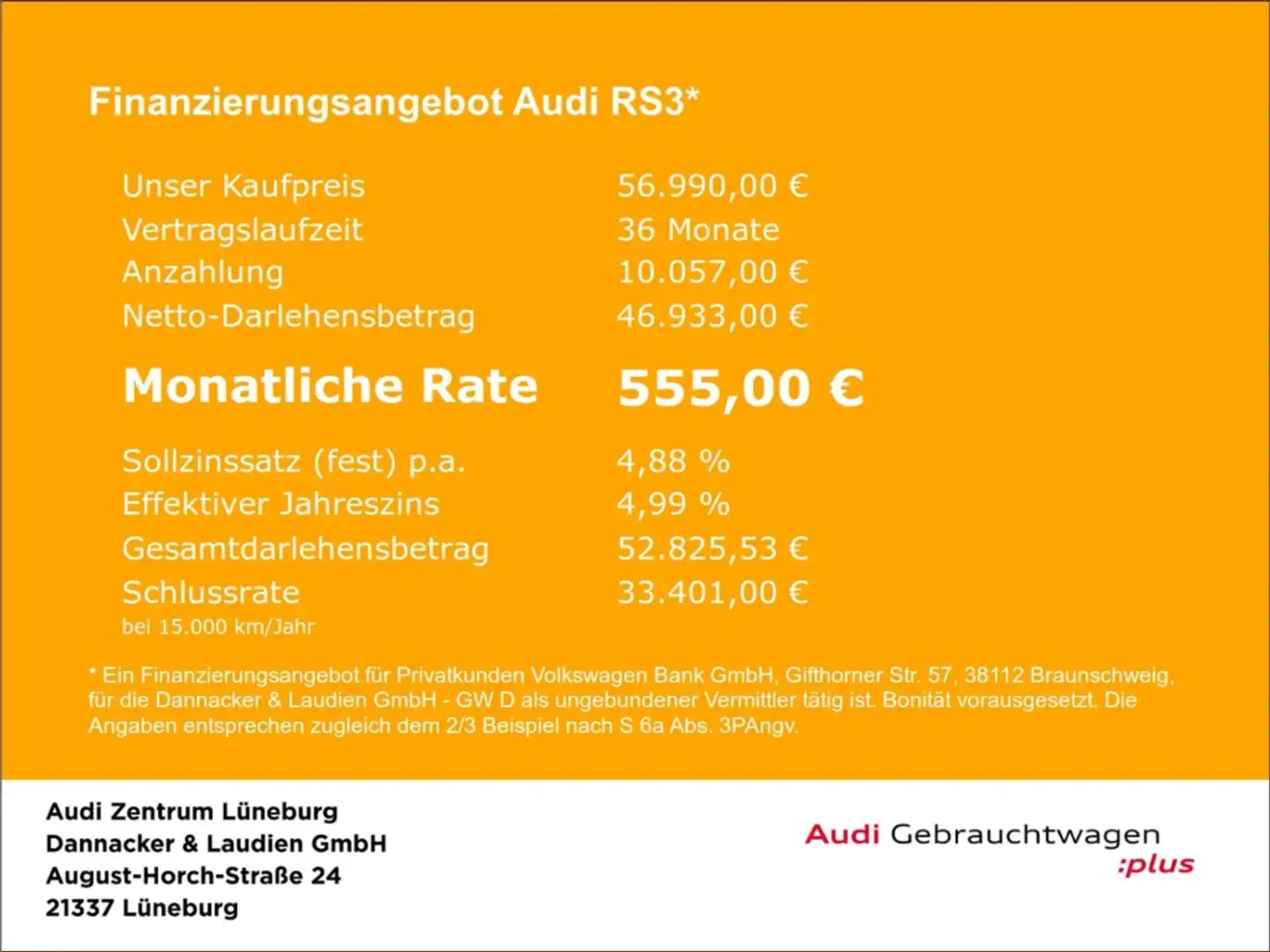 Audi RS3 2.5 TFSI quattro Sportback Alu Matrix-LED ACC Pano Schwarz - 2