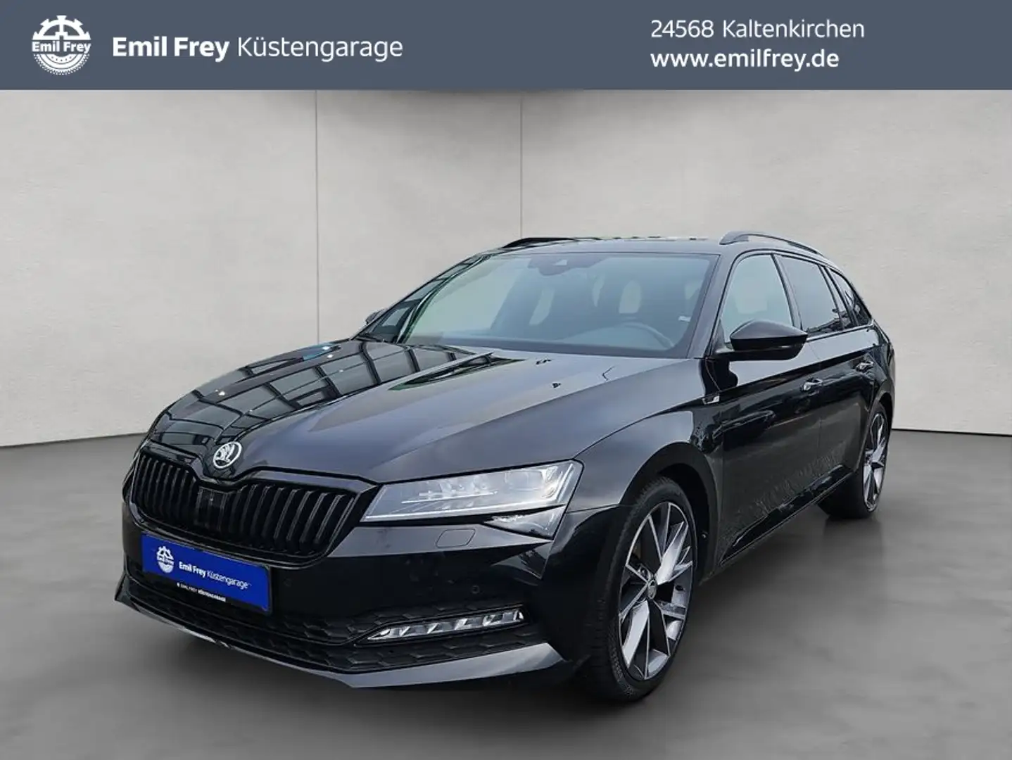 Skoda Superb Combi 2.0TSI DSG Sportline Einparkhilfe vr. Schwarz - 1