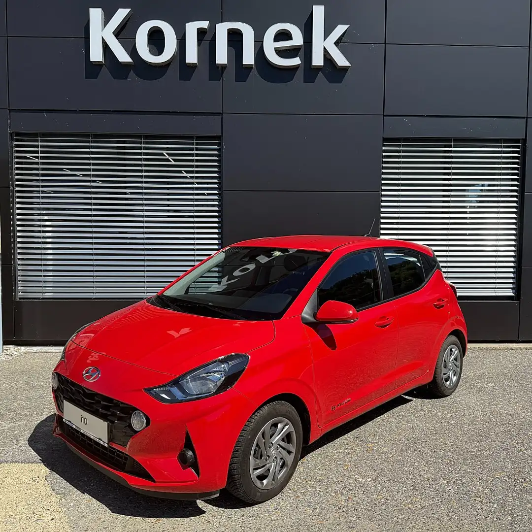 Hyundai i10 1,0 Level 2 Aut. Automatik inkl. Spurhalteassis... Rot - 1