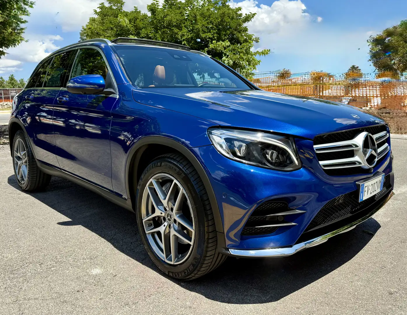 Mercedes-Benz GLC 250 d Premium 4matic 204CV TETTO-TELECAM 360 Blu/Azzurro - 1
