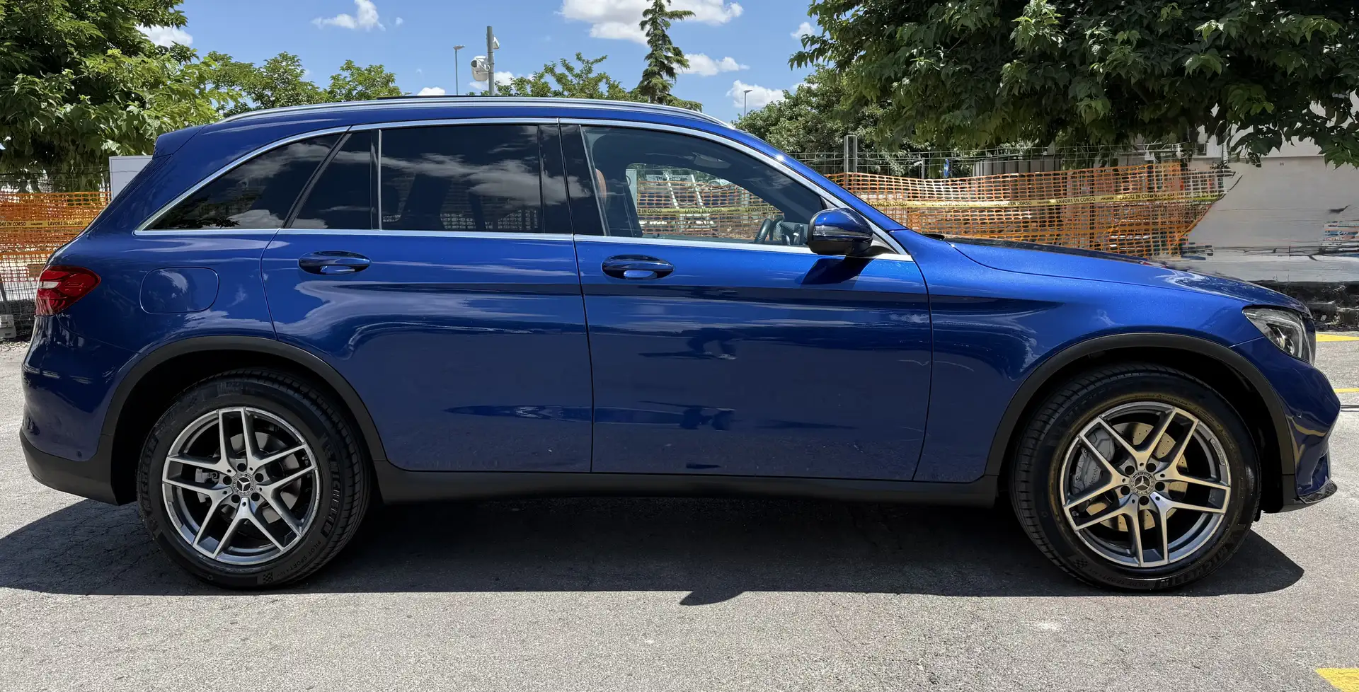 Mercedes-Benz GLC 250 d Premium 4matic 204CV TETTO-TELECAM 360 Blu/Azzurro - 2