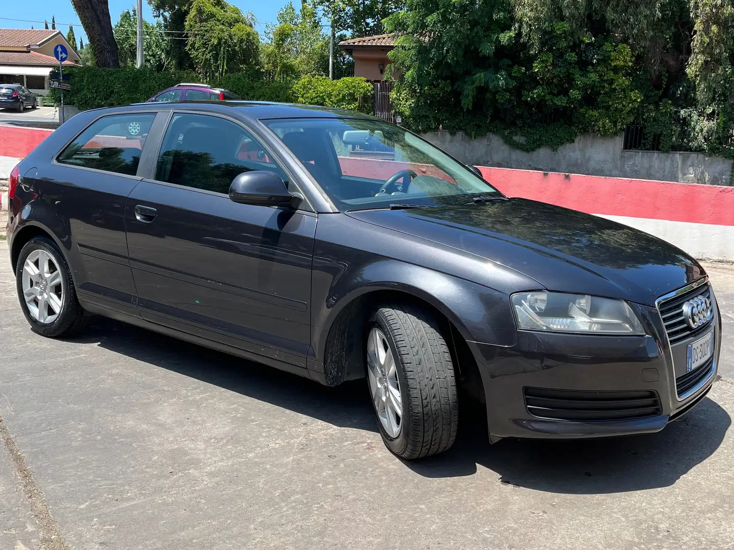 Audi A3 A3 II 2008 3p 1.9 tdi Ambiente Grigio - 2