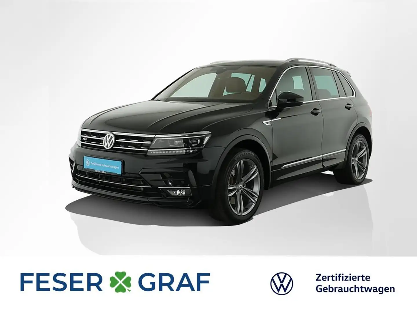 Volkswagen Tiguan R-Line 2.0 TSI DSG Navi AHK AreaView LED Schwarz - 1