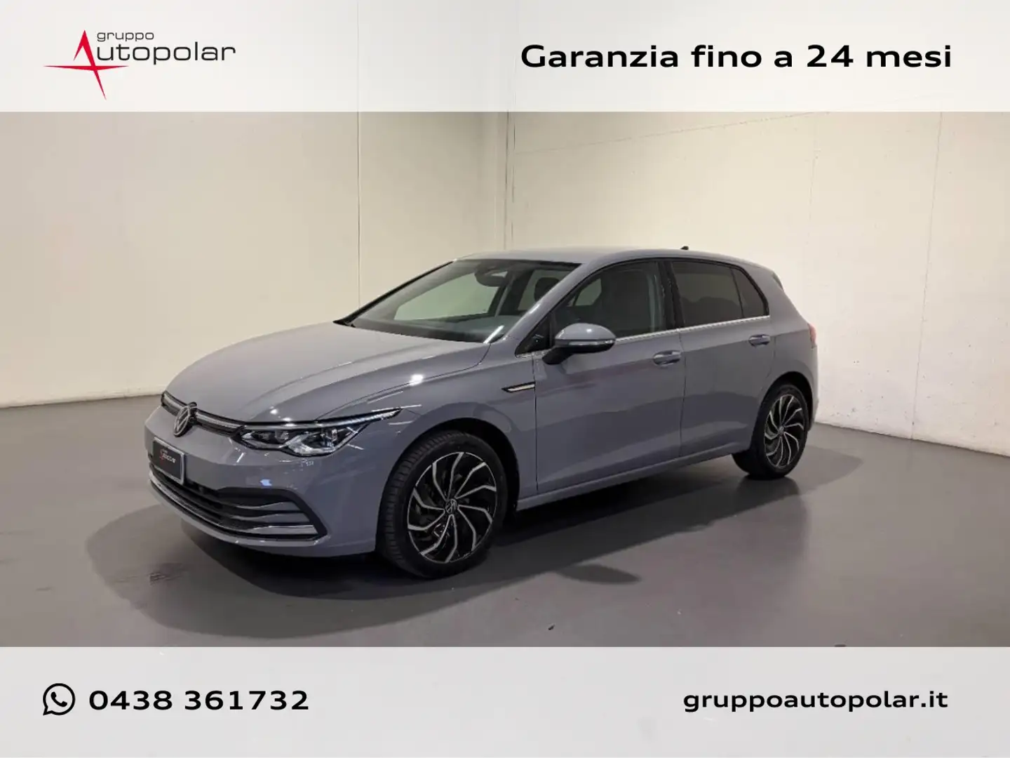 Volkswagen Golf 2.0 TDI DSG STYLE Grijs - 1