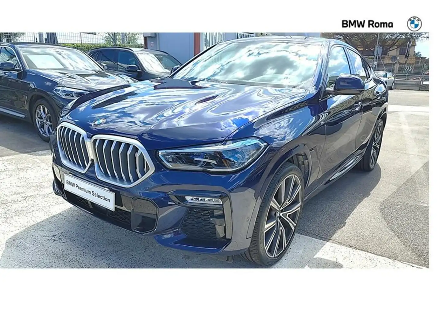 BMW X6 xdrive30d mhev 48V Msport auto Modrá - 1