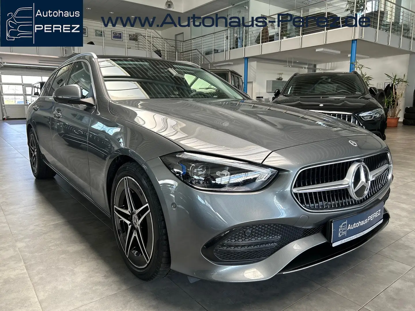 Mercedes-Benz C 200 T AVANTGARDE PANORAMA-STANDHEIZUNG-AHK Šedá - 1