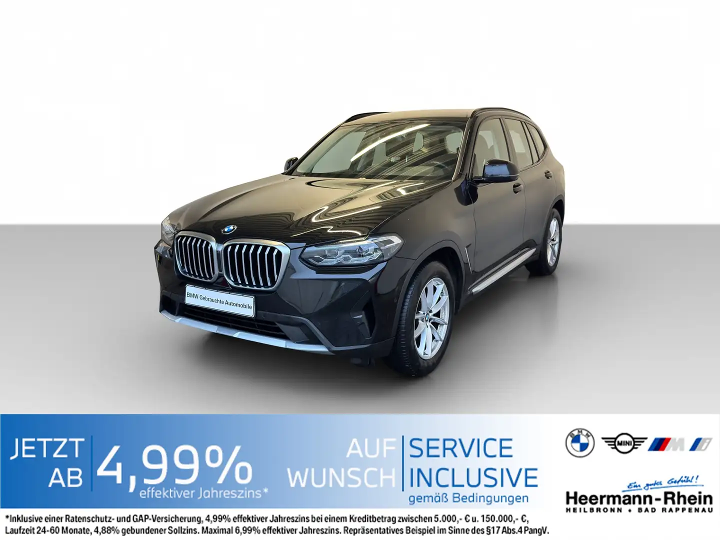 BMW X3 xDrive20dA LiveCock.LED.ParkAss.Sportsz.SHZ. Nero - 2