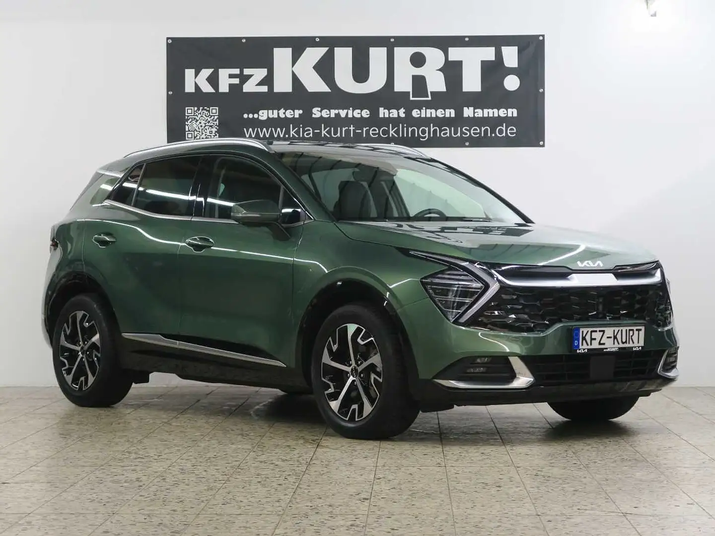 Kia Sportage 1.6 T-GDI 2WD ISG 48V DCT Spirit! Grün - 1