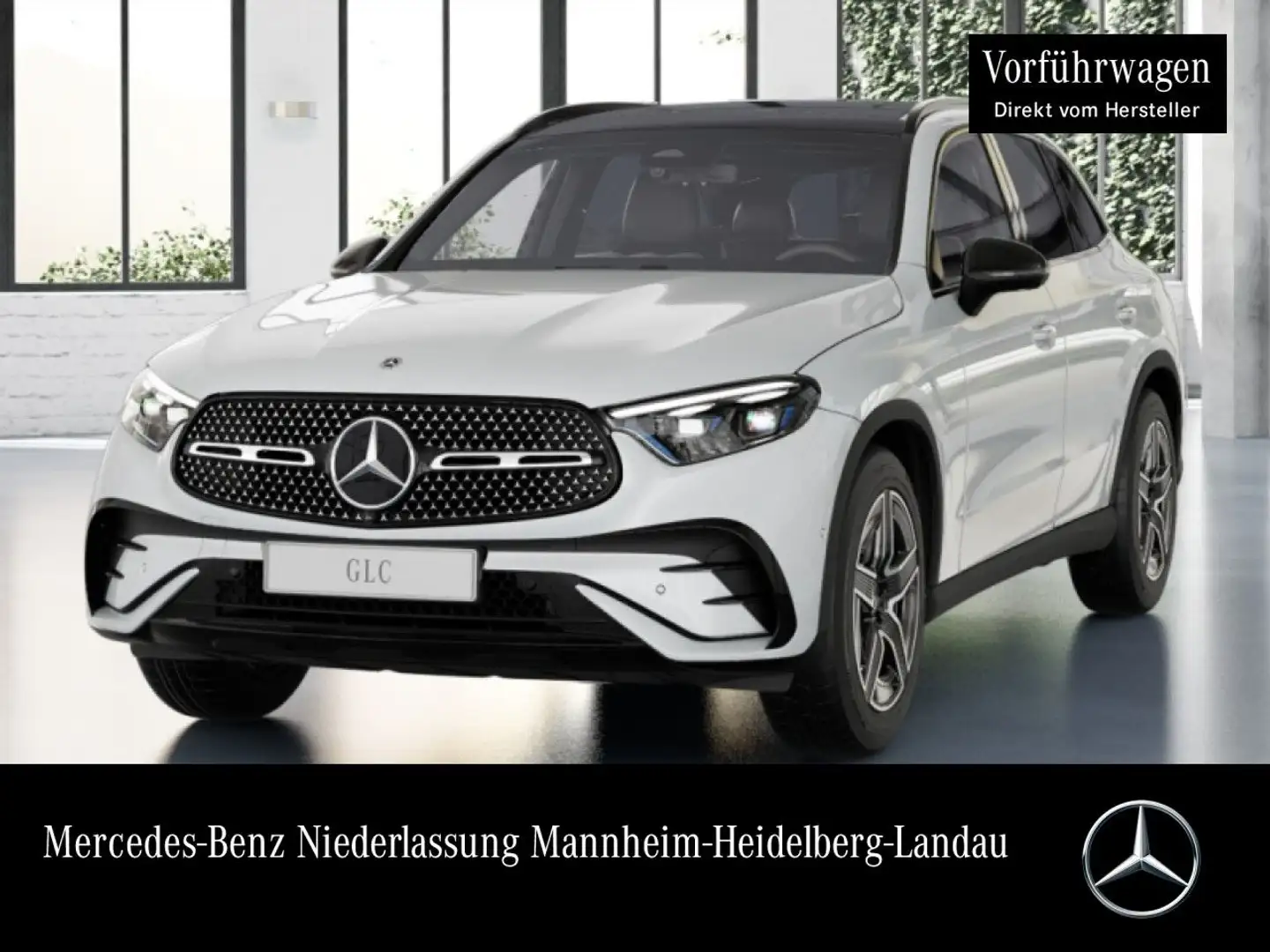 Mercedes-Benz GLC 450 d 4M AMG+NIGHT+PANO+360+AHK+TOTW+KEYLESS Weiß - 1