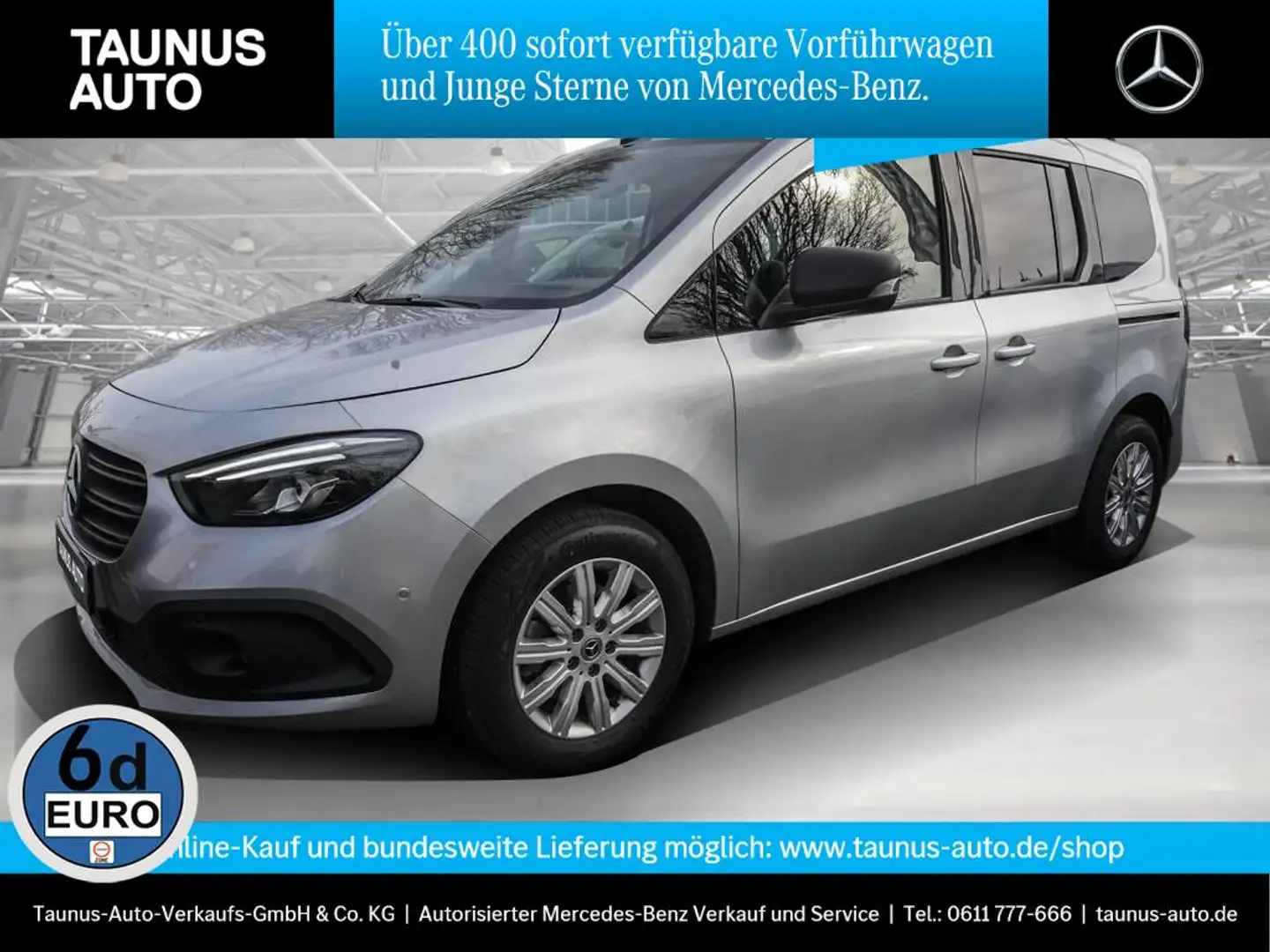 Mercedes-Benz Citan 112 CDI Navi PDC Keyless MBUX Automatik Silber - 1