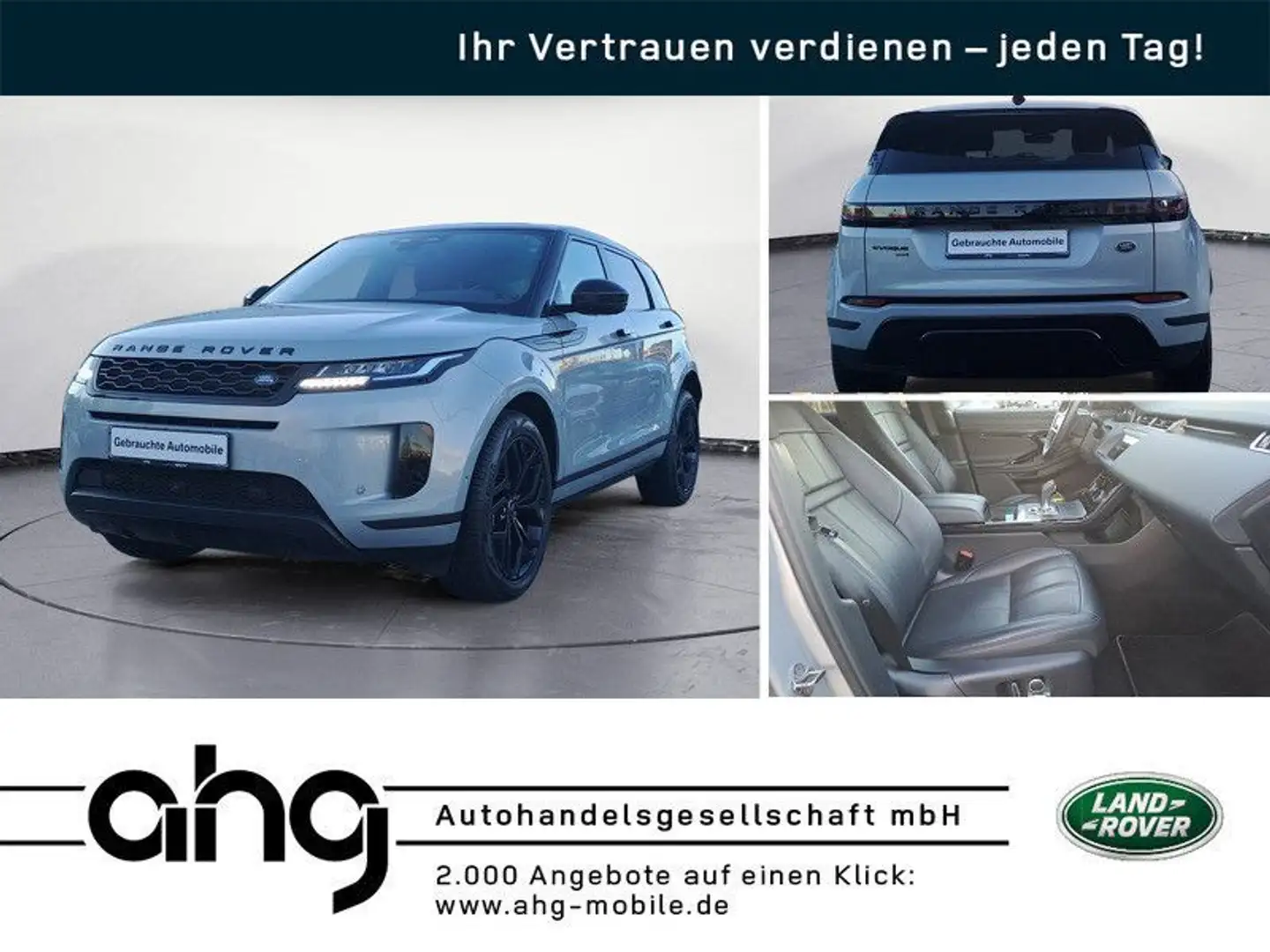 Land Rover Range Rover Evoque P300e S LED el.Sitze Navi DAB Silber - 1