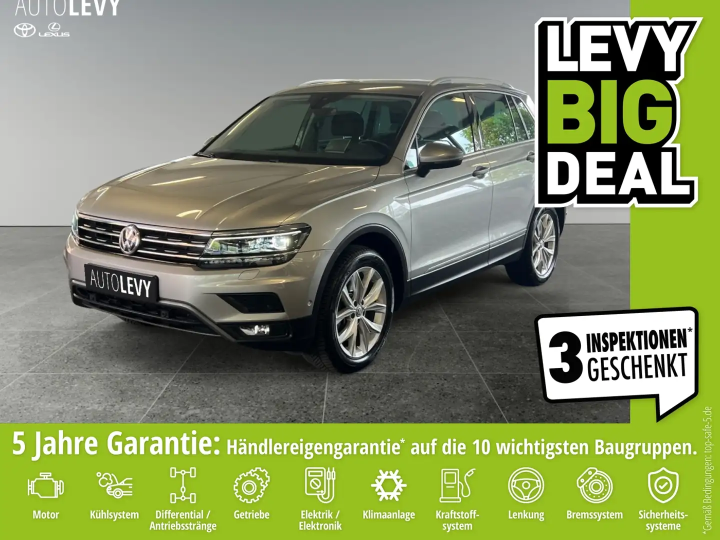 Volkswagen Tiguan 2.0 TSI 4M BMT DSG Comfortline *AHK* Argent - 1