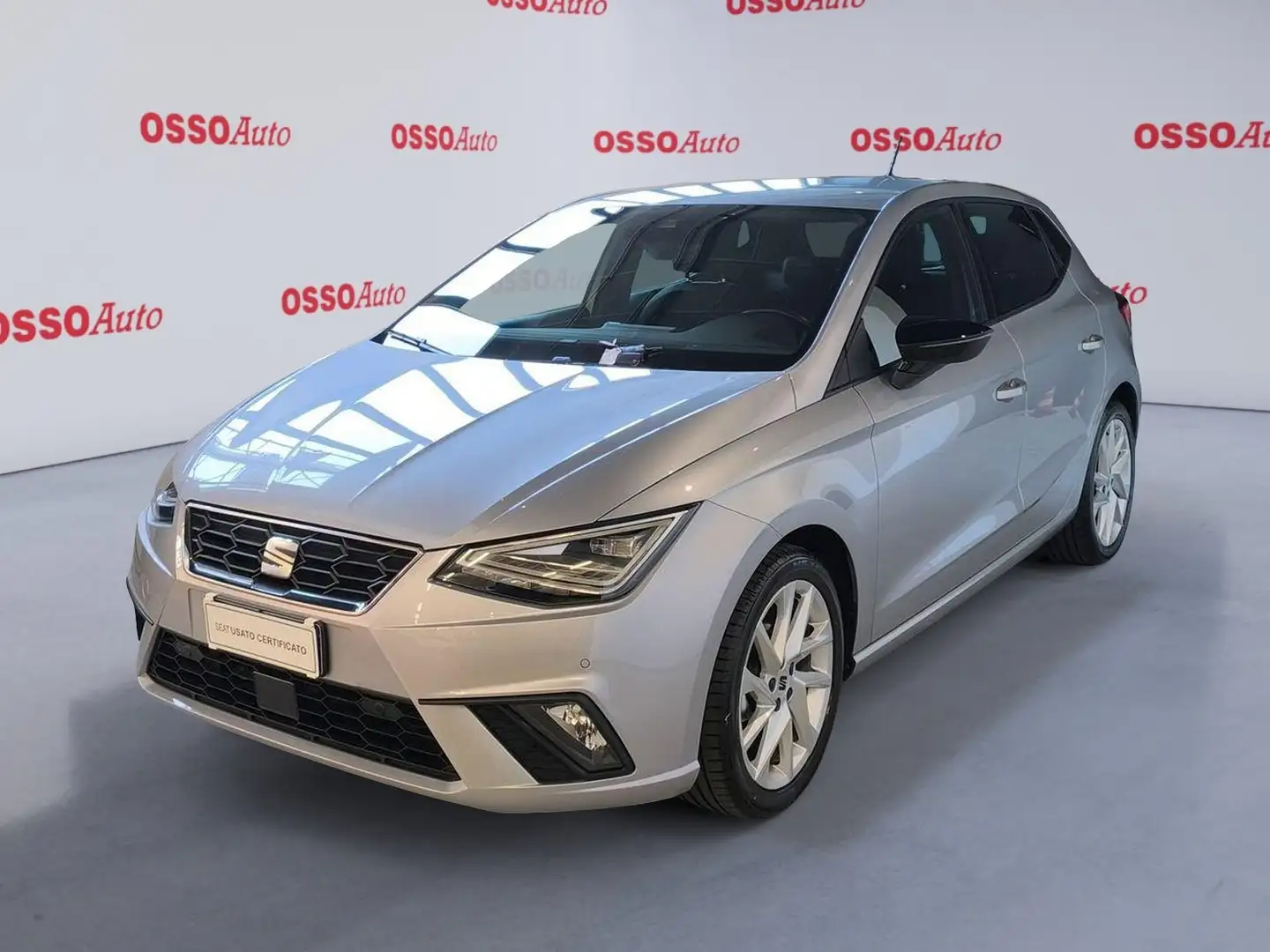 SEAT Ibiza 1.0 BENZINA 95 HP FR NEOPATENTATI Argento - 1